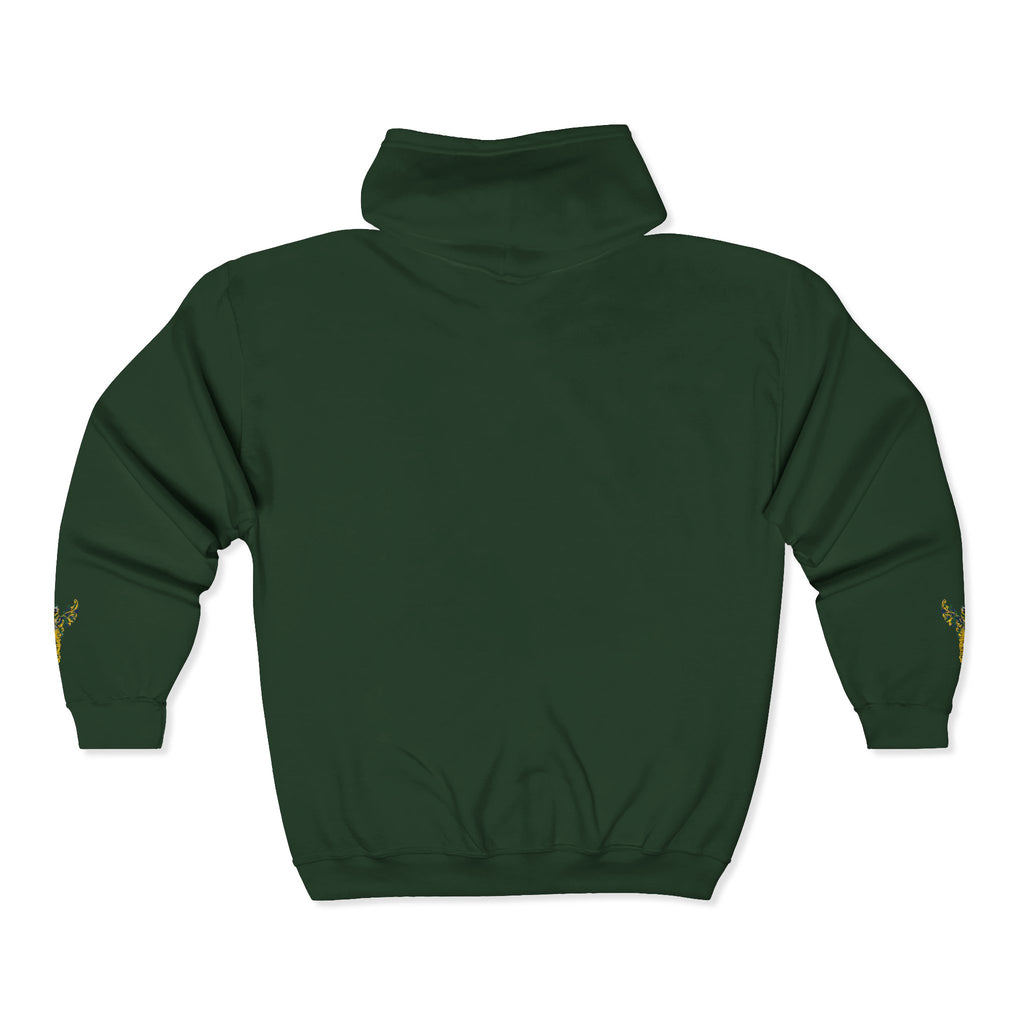 Wild Brazil Macaw Zip-Up Hoodie