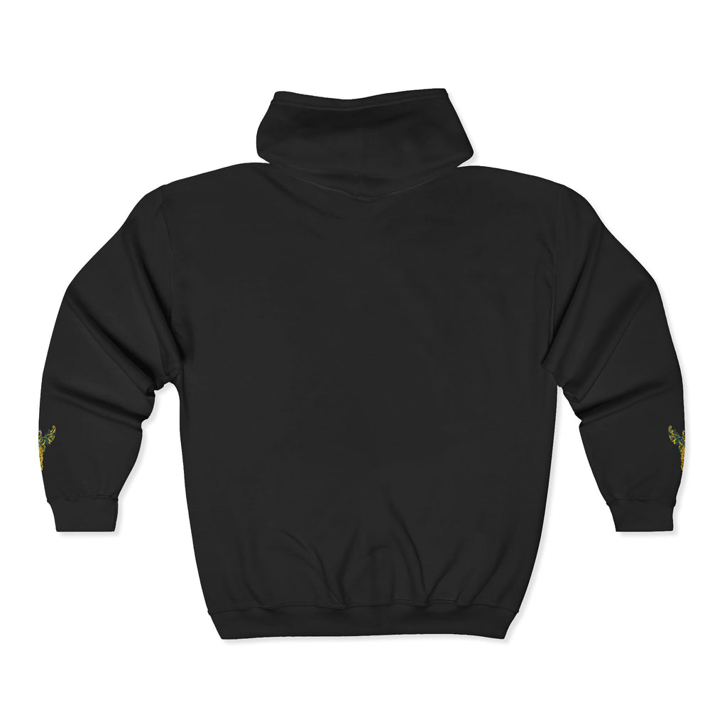 Wild Brazil Macaw Zip-Up Hoodie