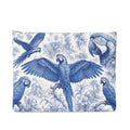 Azure Brazil Leather Clutch Bag