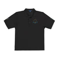Embroidered Fleur Polo Shirt — Classic Crest Logo Polo